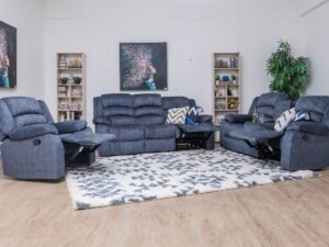 CHARINA 6 Seater Fabric Recliner Sofa (3+2+1)