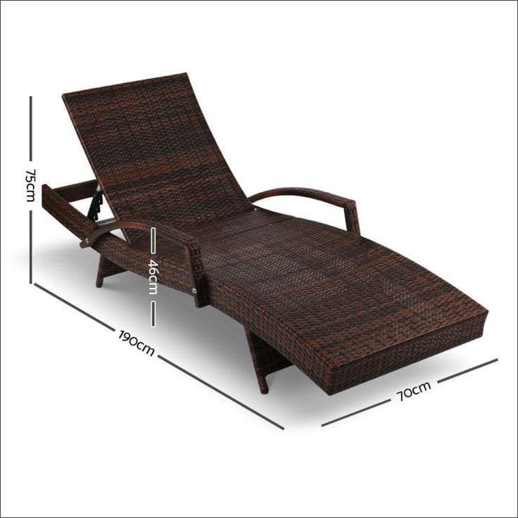 Rattan Poolside Day Bed - Image 5