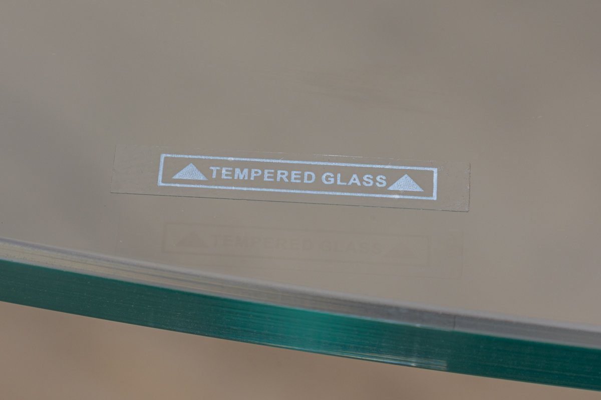 Vanessa Glass Top Round Dining Table + 6 Chairs - Image 6