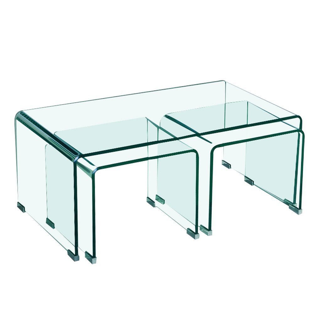 Modena Bent Glass Coffee Table - Image 2