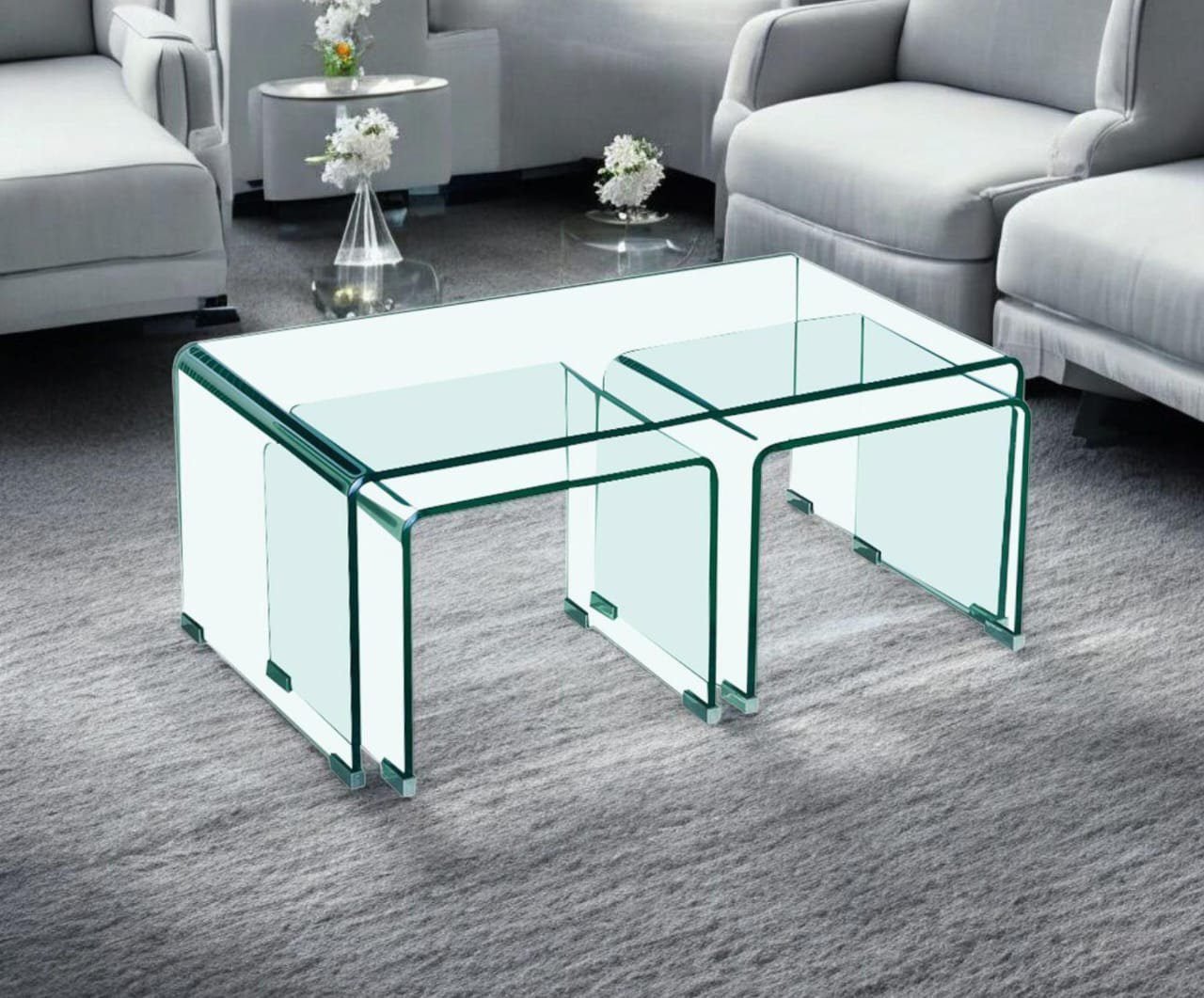 Modena Bent Glass Coffee Table