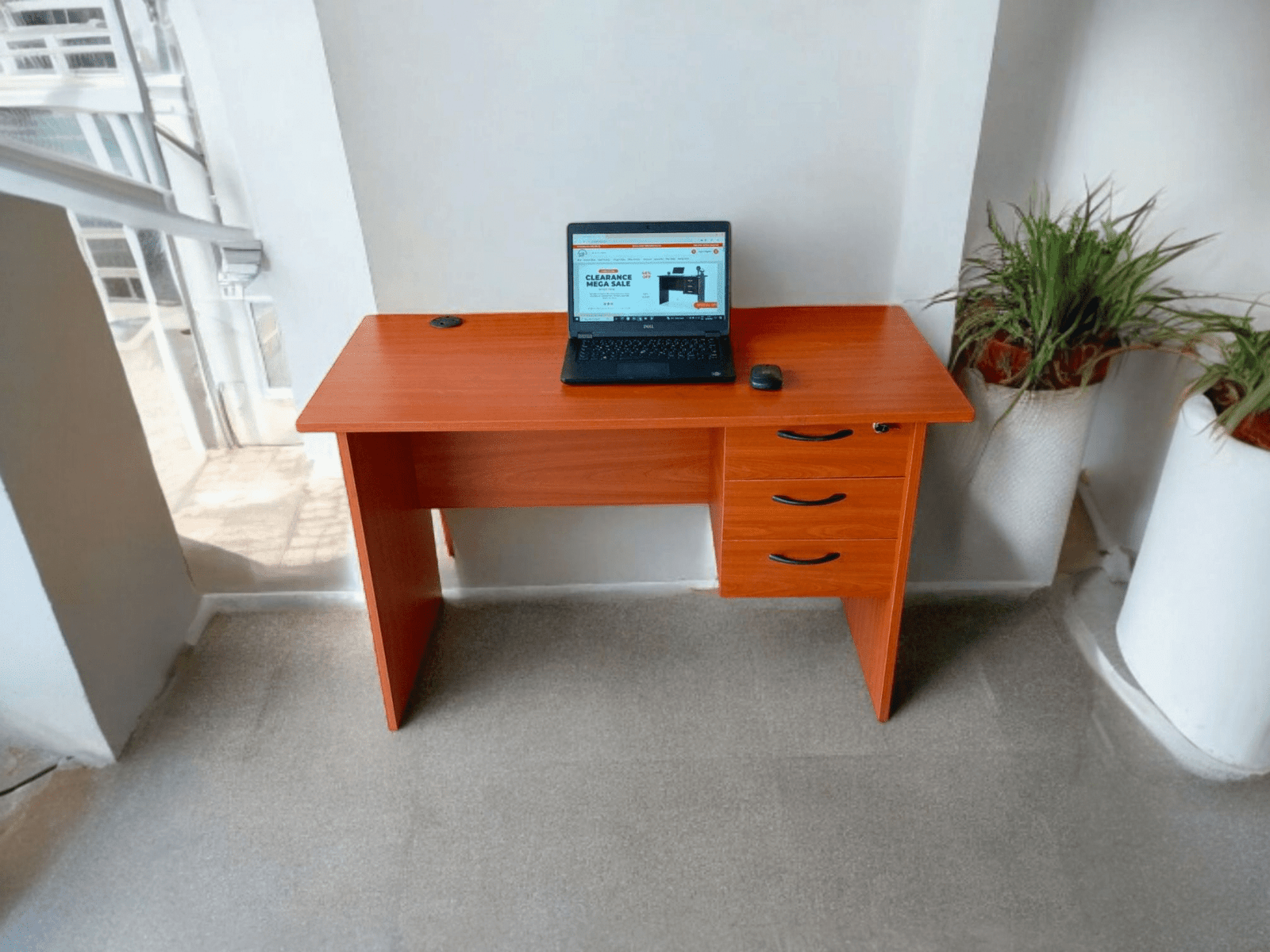 1.2m-Zone Study Desk (Cherry)