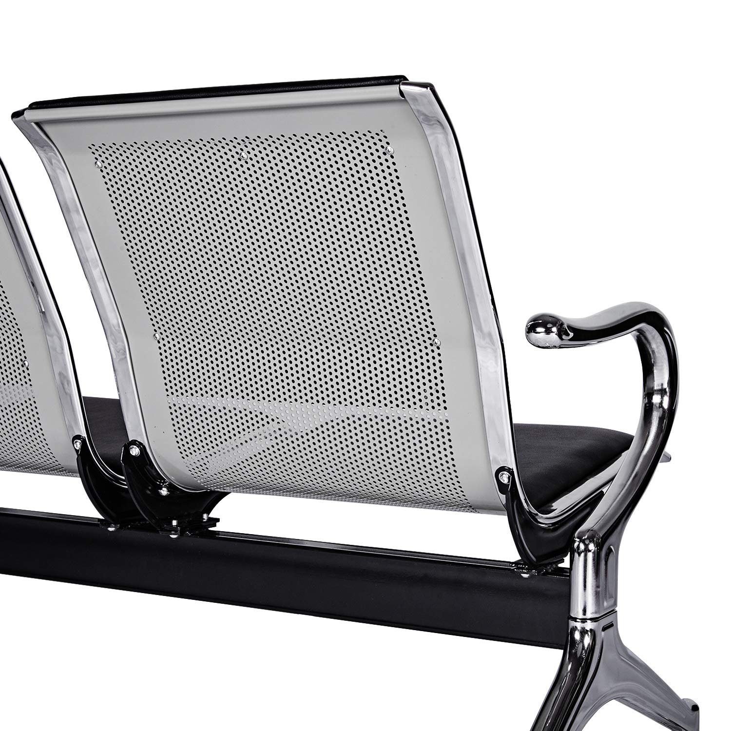 2-Seater Stainless Steal Semi Padded Bench YD-B104P - Image 9