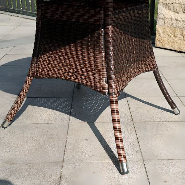 GOODGEM-Outdoor Square Dining Table+4 Chairs - Image 4