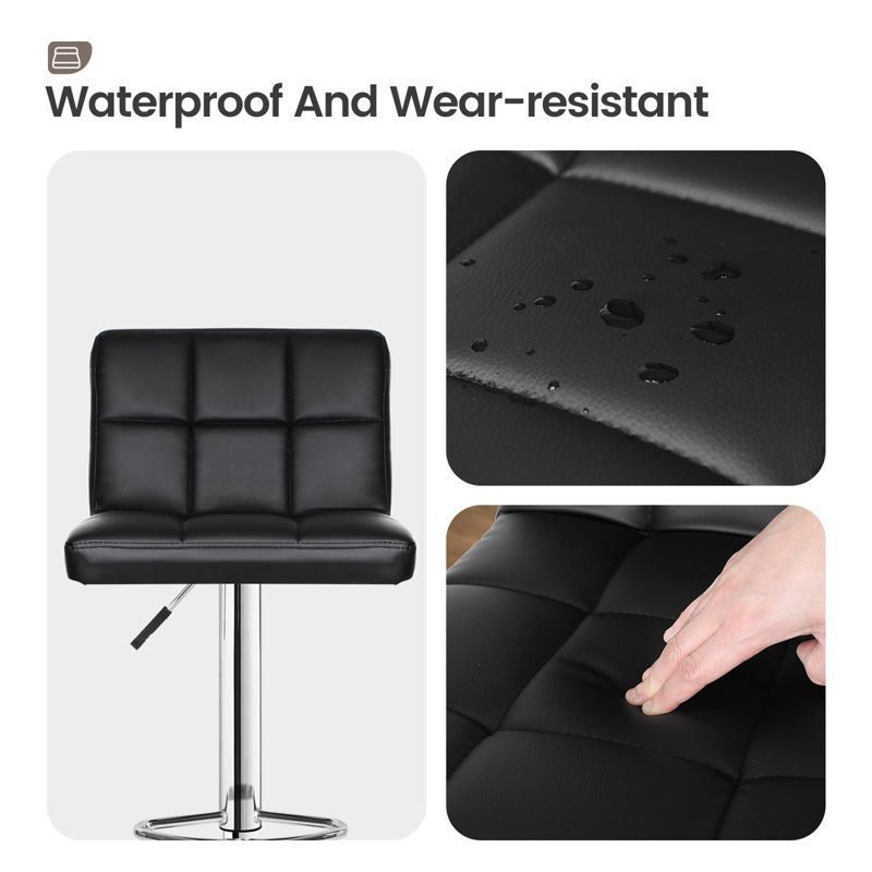 Brux Bar Chair Black - Image 6