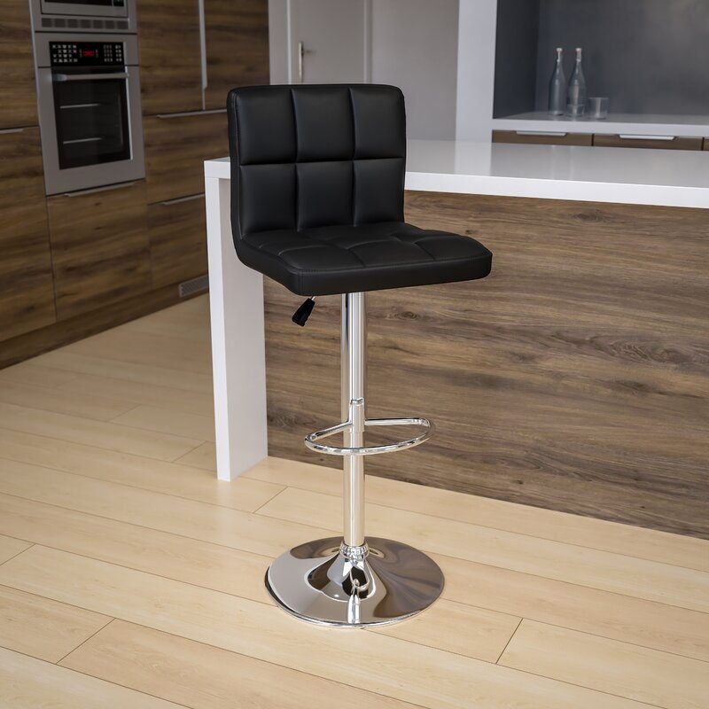 Brux Bar Chair Black