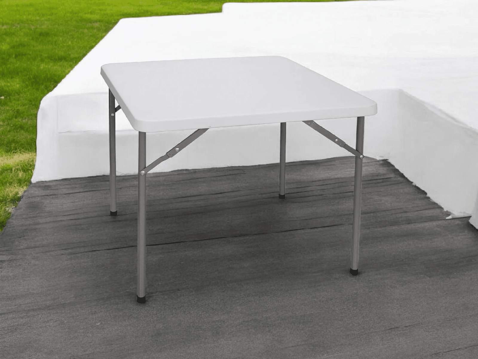 Picnic Outdoor Table – white - Image 9