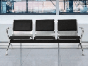 4-Seater Stainless Steel Semi Padded Bench YD-B104P