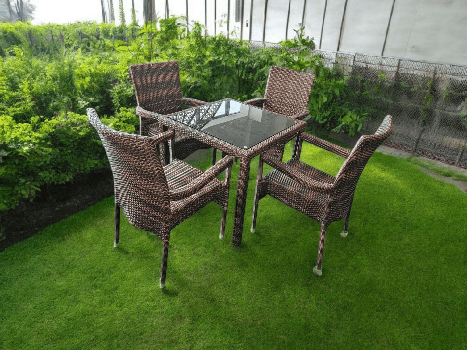 Pavio-Outdoor Dining Table+4 Chairs - Image 3