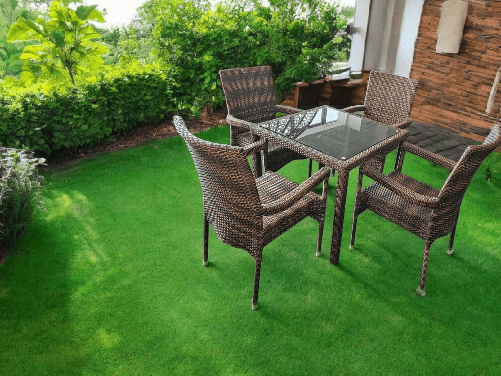 Pavio-Outdoor Dining Table+4 Chairs - Image 2