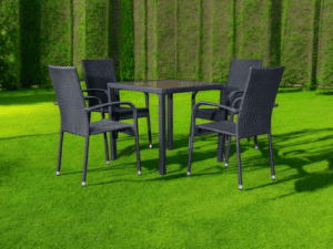Pavio-Outdoor Dining Table+4 Chairs