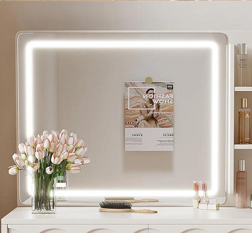 Imela-Dressing Table with LED Mirror and Chair, - Image 11