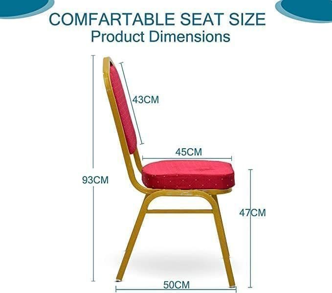 Banquet Chair-Red - Image 4