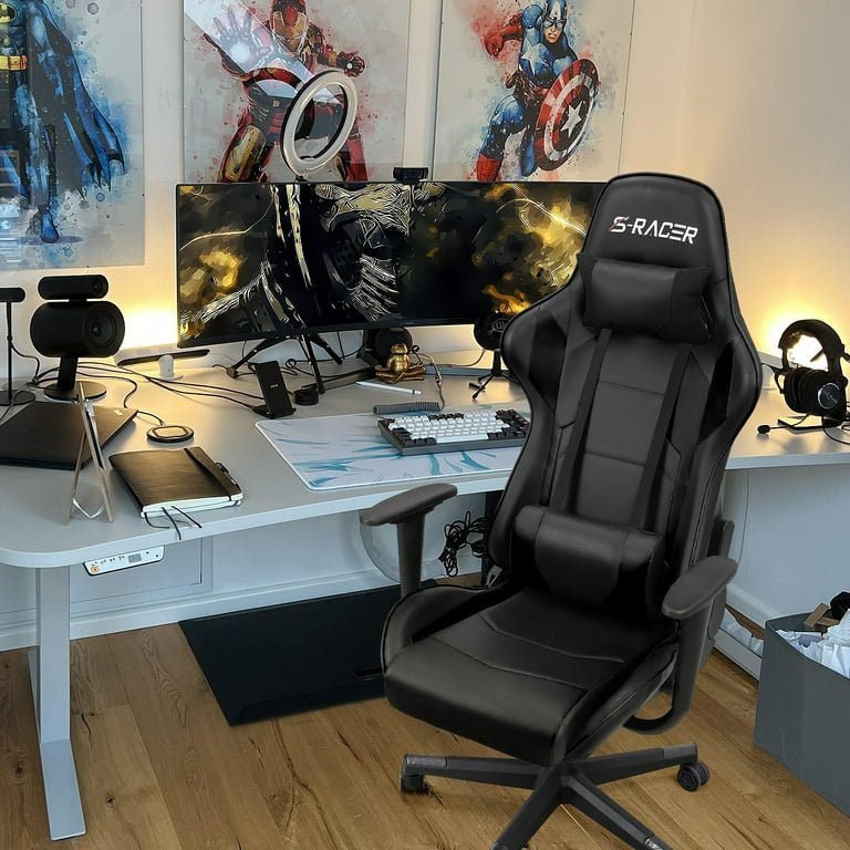 YS-916-Black Gaming Chair - Image 2