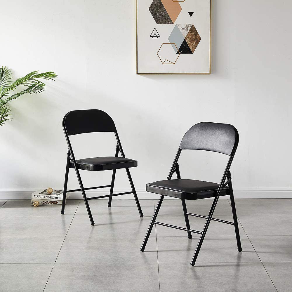 Duncan-Padded Foldable Dining chair - Image 2