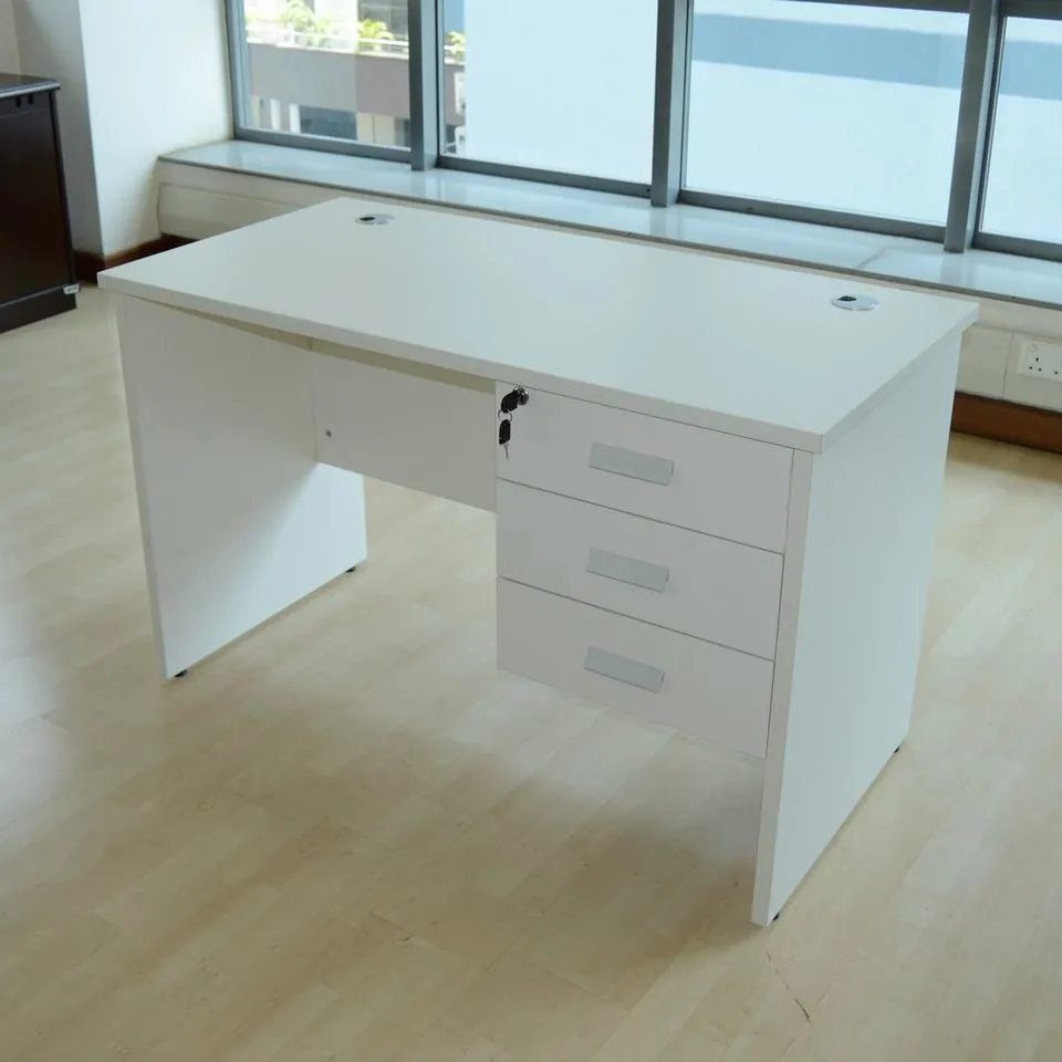 1.2m-Zone Study Desk - (White) - Image 3
