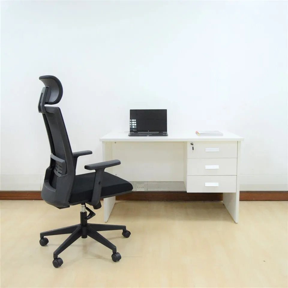 1.2m-Zone Study Desk - (White) - Image 4