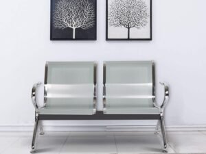 2-Seater Stainless Steal Bench