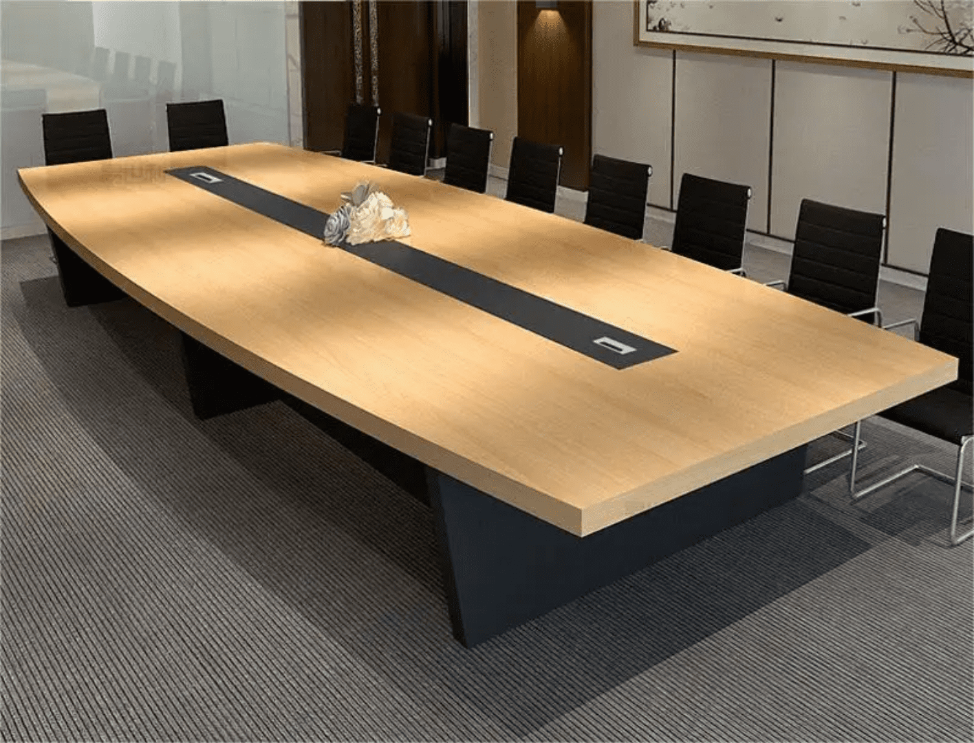 2.8m Executive Conference Table - Image 3