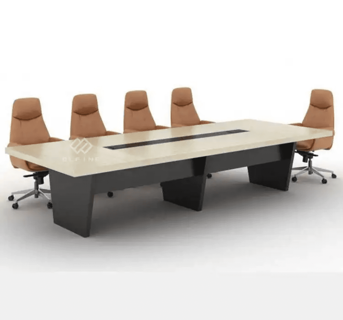 2.8m Executive Conference Table - Image 5