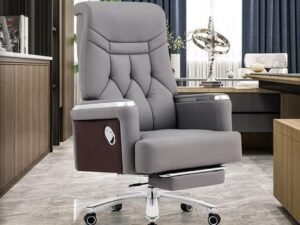 Luxury leather executive chair GGD06 with footrest