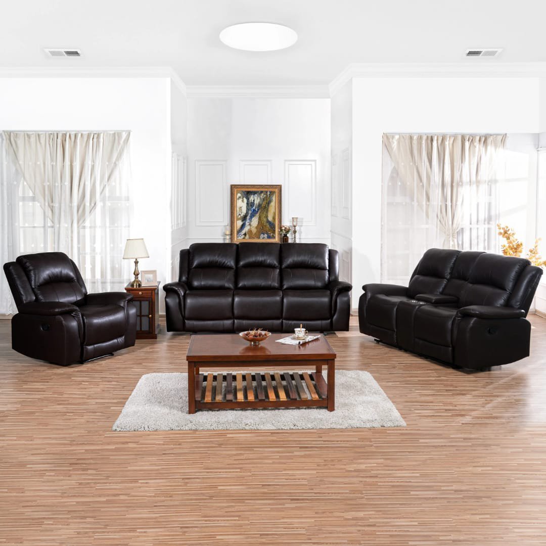 The Blackstone-6 Seater Leather Recliner Series( 3:2:1) - Image 3