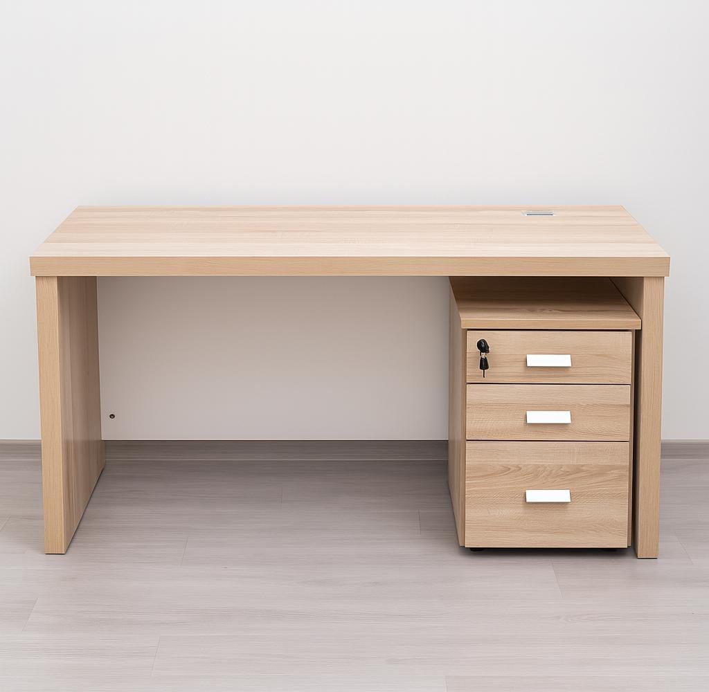 1.4m Oakline-Home Office Desk - Image 3