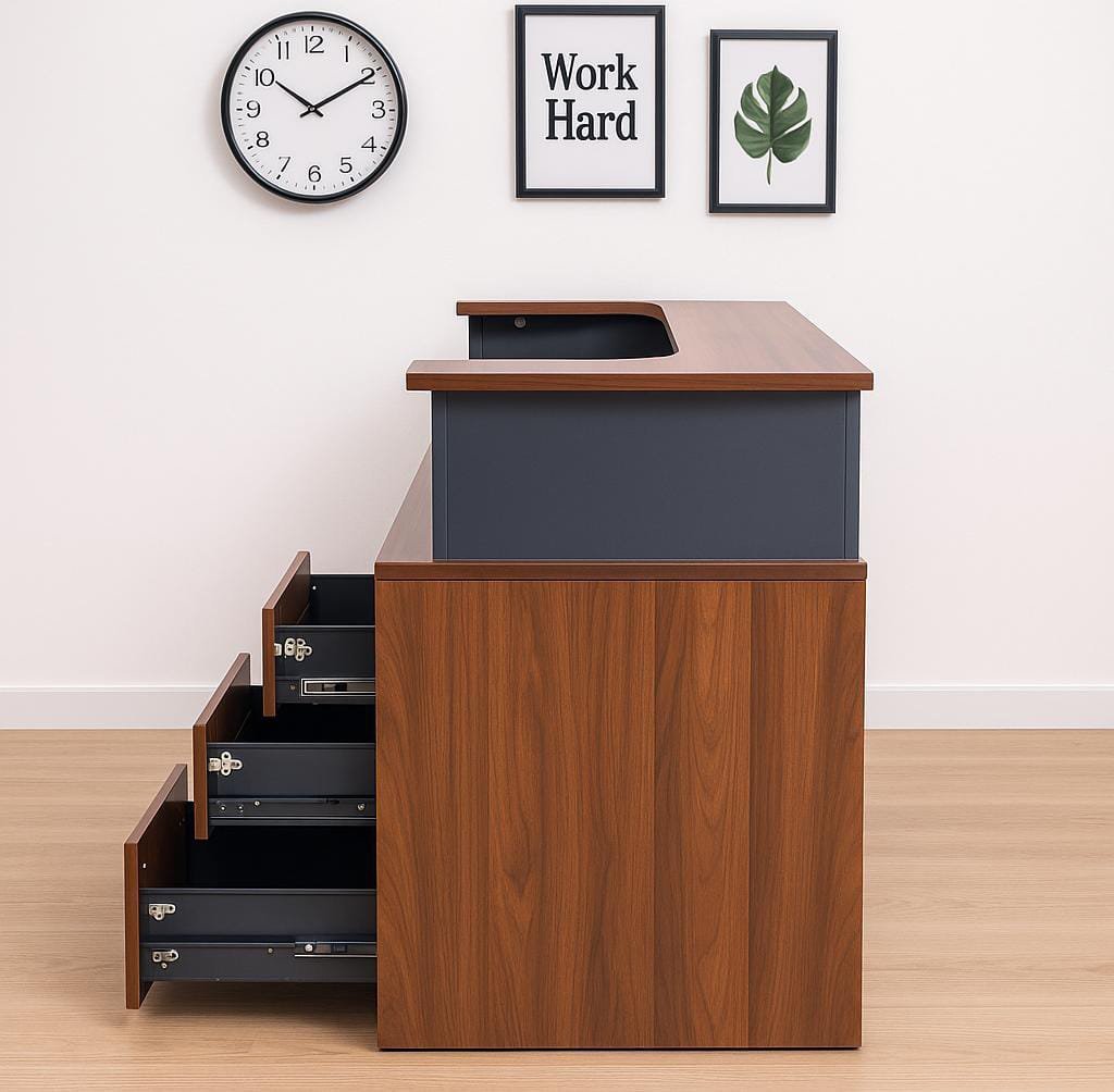 1.6m Streamline-Reception Desk - Image 5
