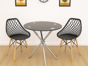 Fele Dining Table + Two Chairs