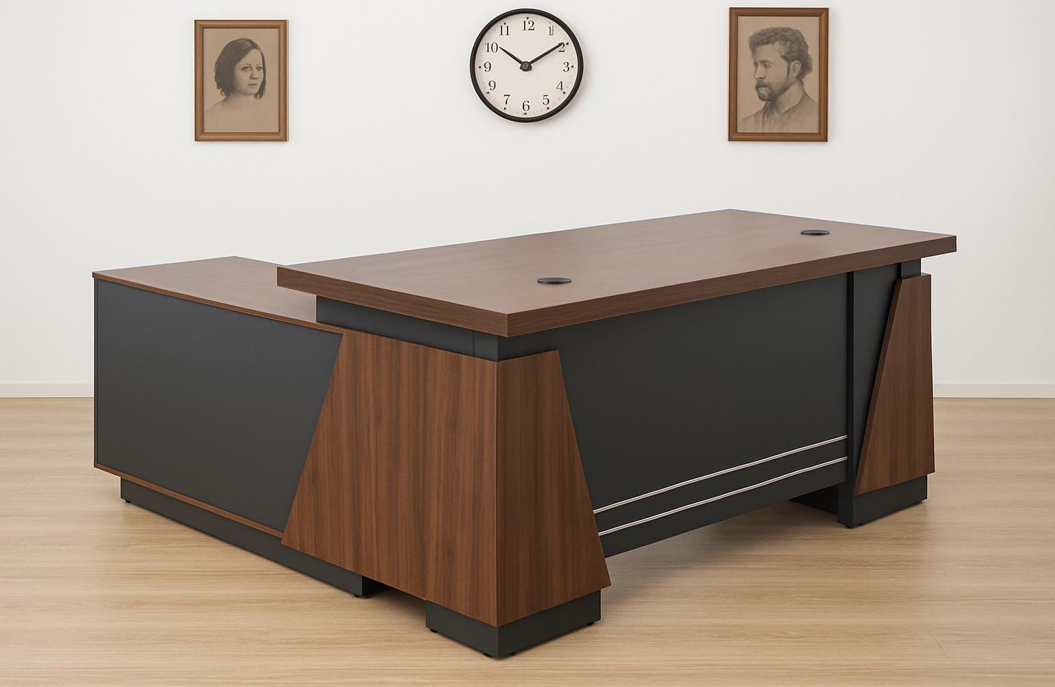 1.8m Sterling Vogue Executive Desk - Image 6