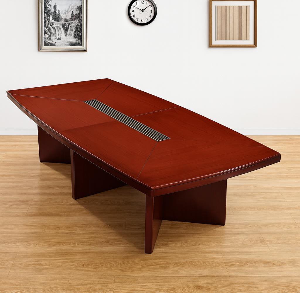 3.5m Grand Oval Conference Table - Image 7