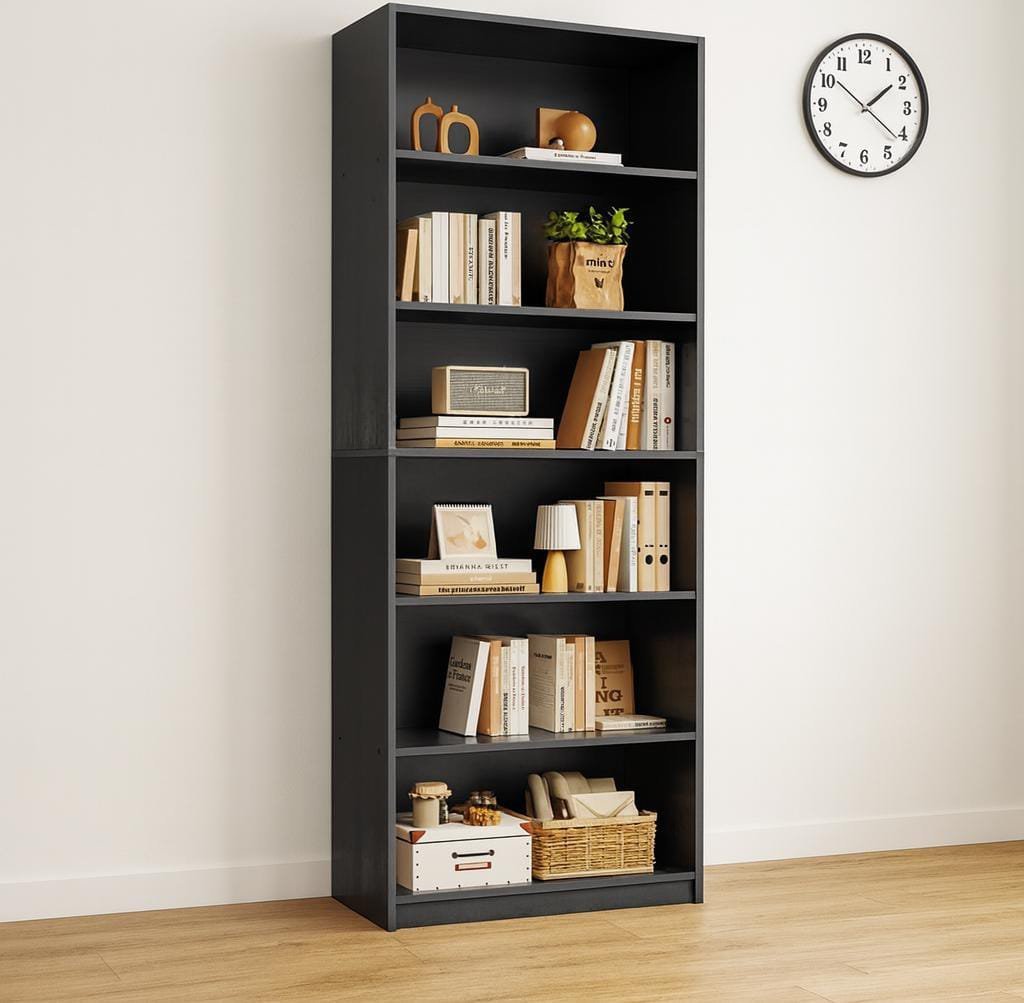 Desny Wooden Bookcase - Image 8