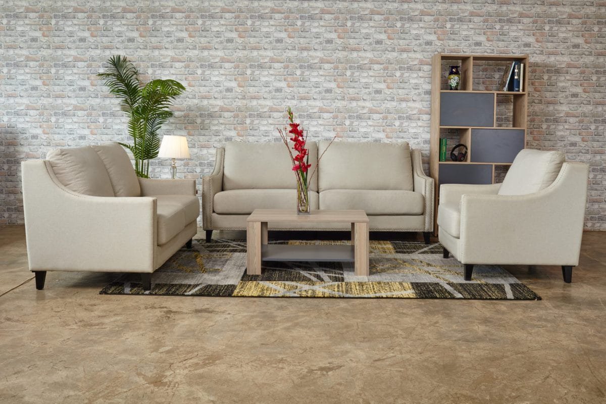 Lema 6 Seater Fabric Sofa (3+2+1) - Image 9