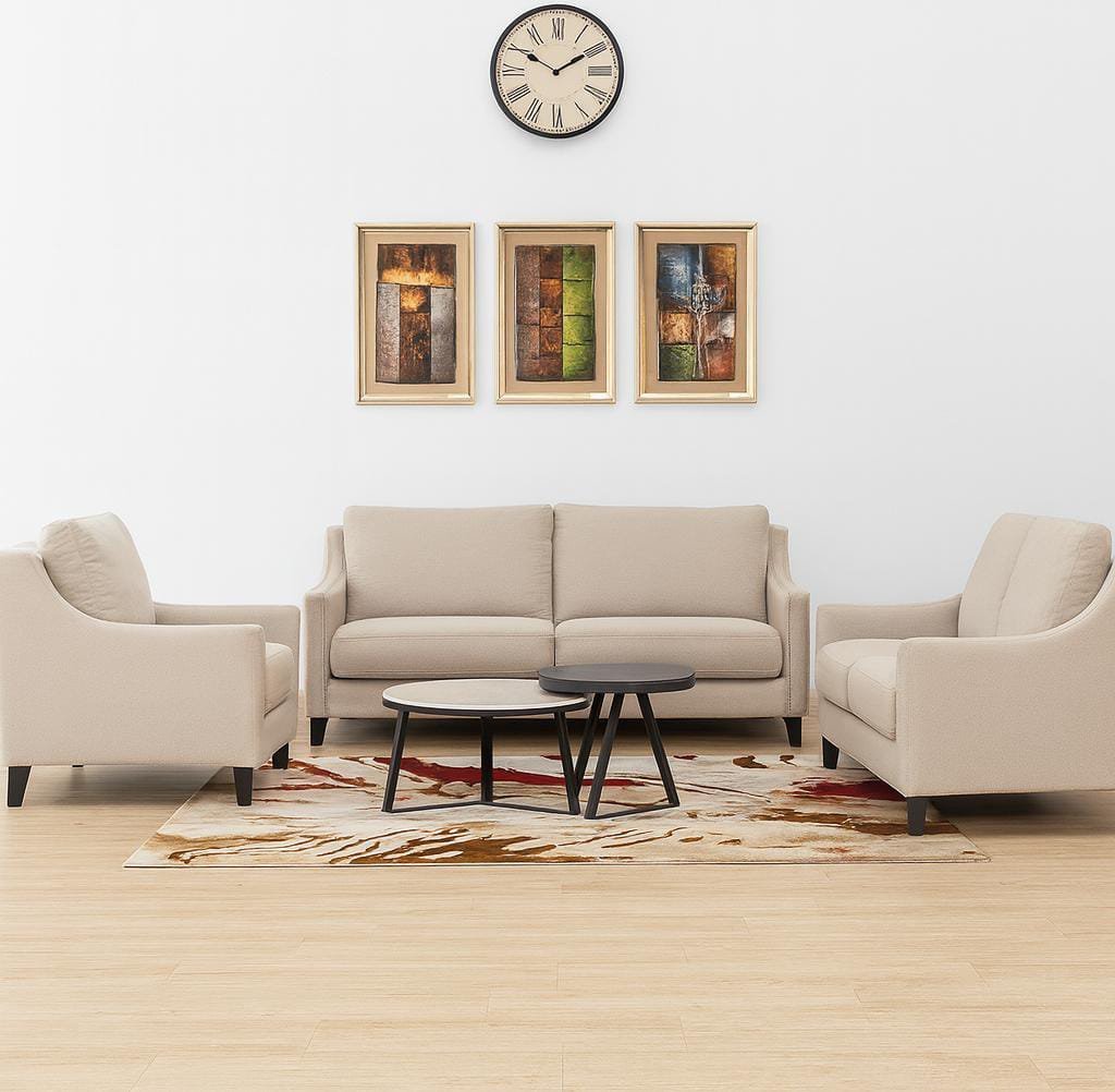 Lema 6 Seater Fabric Sofa (3+2+1) - Image 4