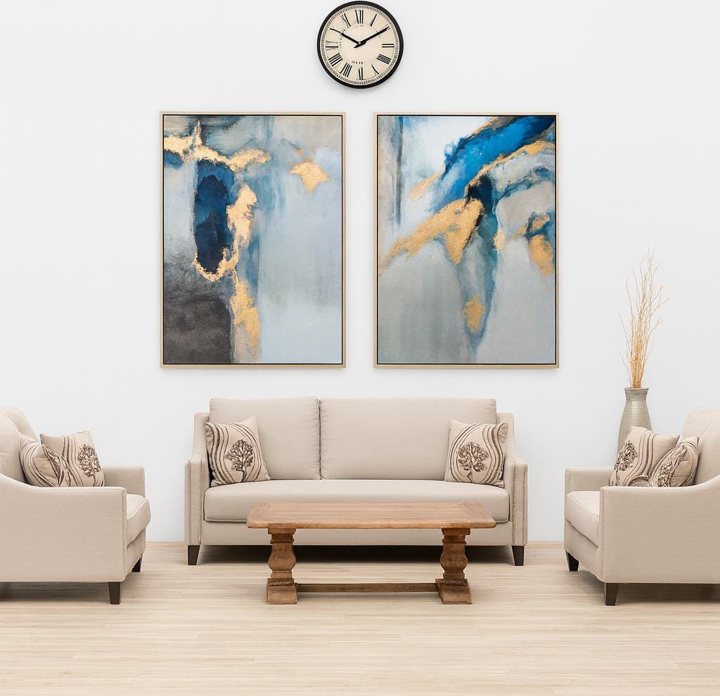 Lema 6 Seater Fabric Sofa (3+2+1) - Image 3