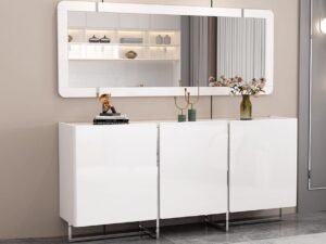 BUFFET CABINET + MIRROR
