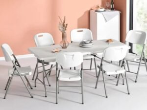 Jordan-Foldable Dining Table + 6 Chairs