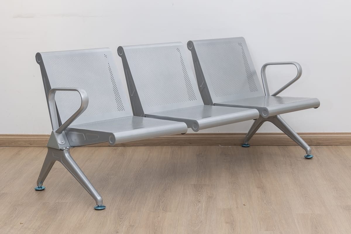 3 Seater-Waiting Bench Heavy Duty Non Padded - Image 3