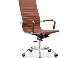Pentric-High Back Chair (Brown)