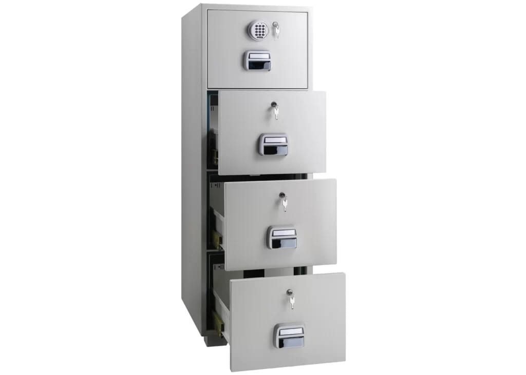 SF680-4EKK–Fire Resistant Filing Cabinet Safe - Image 2